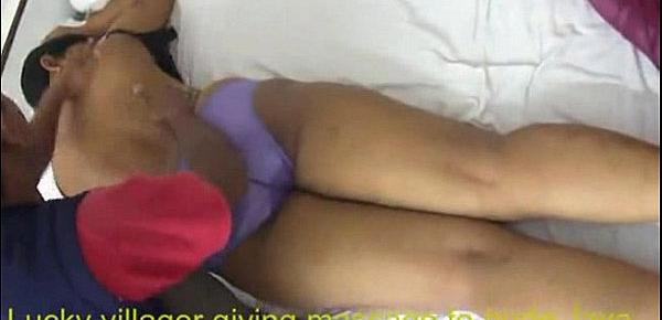  Indian villager giving massage to sext naked jaya aunty